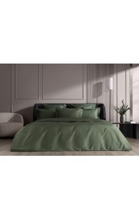 Простыня на резинке хлопок "АЛЛЮР" хвойный зеленый 180x200x40 Простыня на резинке хлопок "АЛЛЮР" хвойный зеленый 180x200x40