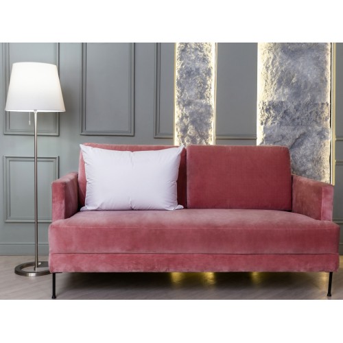 FD-125090 Подушка пуховая "ВЕЙТ" высокая в хлопковом сатине, средняя 50х90, GERMAN GRASS