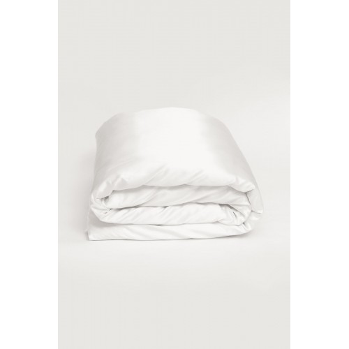 Пододеяльник тенсель "БРИЛЛИАНТ" белый 140x205, GERMAN GRASS