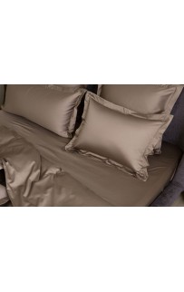 Простыня хлопок "АЛЛЮР" молочный шоколад 180x240, GERMAN GRASS