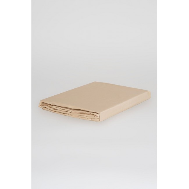 Простыня тенсель "БРИЛЛИАНТ" бежевый 240x260, GERMAN GRASS