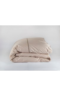 Постельное белье "НОБИЛИС" бежевый тонкое кружево Евро 200x200, GERMAN GRASS