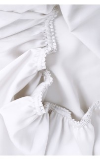 Простыня на резинке NOBLE TRADITIONS GLACE WHITE GRASS 180х200х40