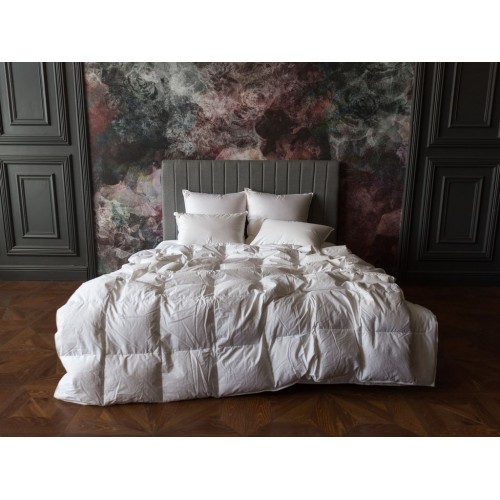 Одеяло пуховое "ГРАНД" в тонком хлопковом батисте, теплое 150x200, GERMAN GRASS