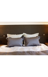 -015 Постельное белье Twist grey and white Семейный -015 Постельное белье Twist grey and white Семейный