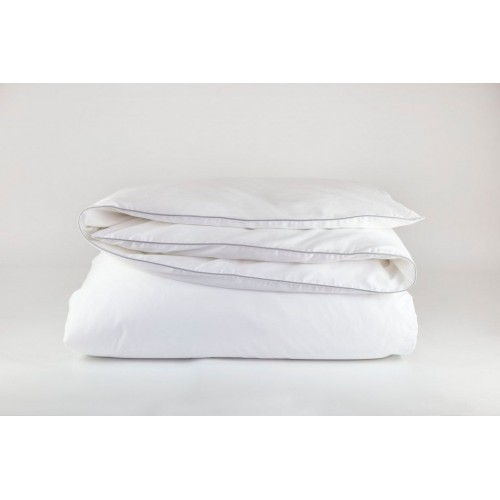 Пододеяльник "НОБИЛИС" белый с жемчужным кантом 200x200, GERMAN GRASS