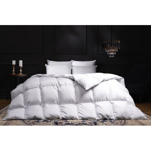 Одеяло "ЭЙДАР" с пухом арктической гаги в хлопковом батисте, теплое 150x200, GERMAN GRASS