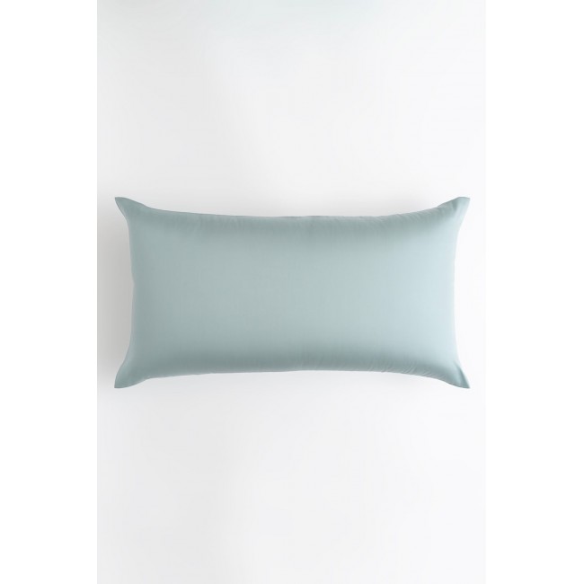 Наволочки тенсель "БРИЛЛИАНТ" бирюзовый 50x90 (2шт), GERMAN GRASS