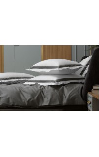 Наволочки с широкой отделкой Alpine Graphite Allure Grass 50х90 (2шт)