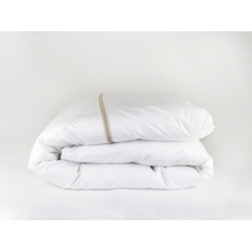 Пододеяльник "НОБИЛИС" белый с кружевом 150x200, GERMAN GRASS