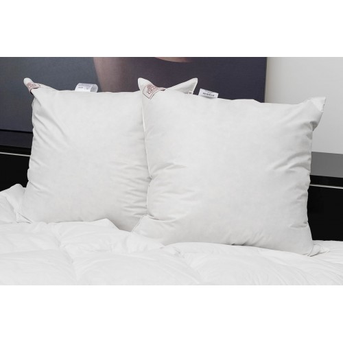 Подушка пух перо "ПРАЙМ" в 100% хлопке средняя 70x70