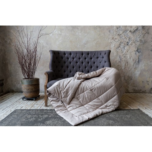 Одеяло пух верблюжьей шерсти "АЛМОНДИ" теплое 200x220, GERMAN GRASS