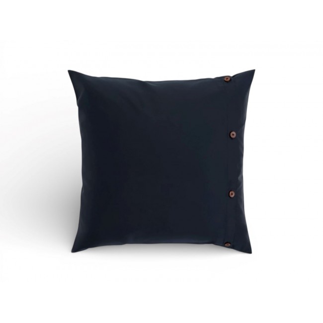 Наволочки декоративные хлопок "АЛЛЮР" черный оникс 50x50 (2шт), GERMAN GRASS