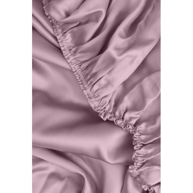 Простыня на резинке тенсель "БРИЛЛИАНТ" лиловый 160x200x40, GERMAN GRASS