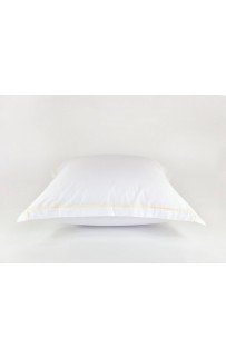 Постельное белье "НОБИЛИС" белый с медовой узкой отделкой Евро 200x200, GERMAN GRASS