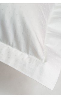 Наволочки "ПАЛЛАДА" белый жаккард. Узор «Квадро» 50x90 (2шт), GERMAN GRASS