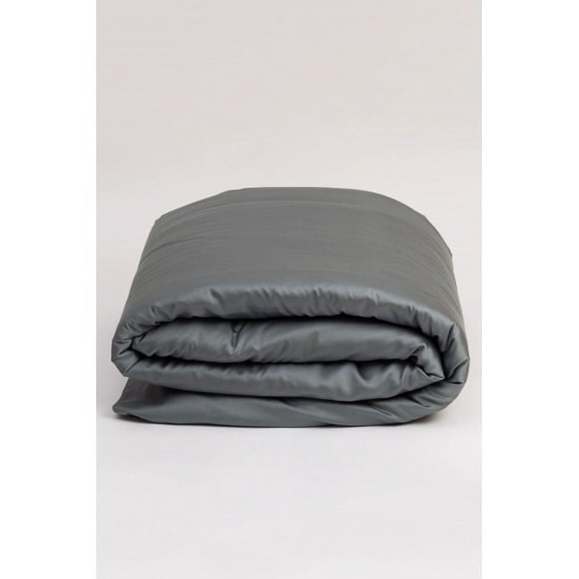 Пододеяльник тенсель "БРИЛЛИАНТ" серый 260х240, GERMAN GRASS