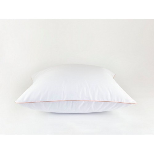 Наволочки "НОБИЛИС" белый с розовым кантом 70x70 (2шт), GERMAN GRASS