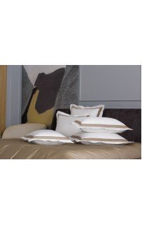 Наволочки с широкой отделкой Alpine Caramel Beige Allure Grass 70х70 (2шт)