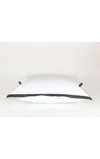 Постельное белье "НОБИЛИС" белый с серой отделкой Евро 200x200, GERMAN GRASS