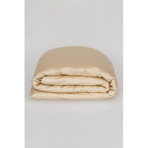 Пододеяльник тенсель "БРИЛЛИАНТ" бежевый 160x220, GERMAN GRASS