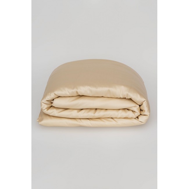 Пододеяльник тенсель "БРИЛЛИАНТ" бежевый 160x220, GERMAN GRASS