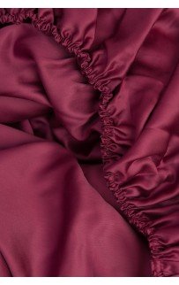 Простыня на резинке тенсель "БРИЛЛИАНТ" пурпурный 160x200x40, GERMAN GRASS