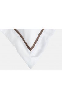 Наволочки с узкой отделкой "АЛЛЮР" альпийский молочный шоколад 70x70 (2шт), GERMAN GRASS