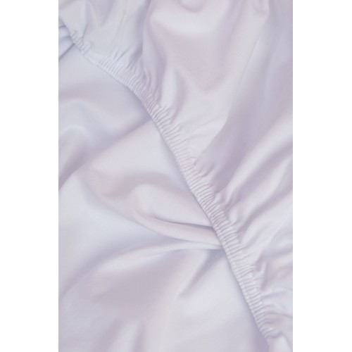 Простыня на резинке NOBLE TRADITIONS JERSEY WHITE GRASS 180х200х40