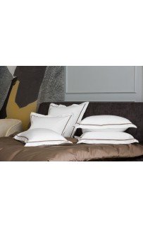 Наволочки с узкой отделкой "АЛЛЮР" альпийский молочный шоколад 50x90 (2шт), GERMAN GRASS