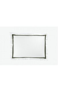 Наволочки с широкой отделкой "АЛЛЮР" альпийский хвойный зеленый 50x70 (2шт)