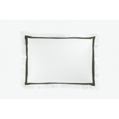 Наволочки с широкой отделкой "АЛЛЮР" альпийский хвойный зеленый 50x70 (2шт)