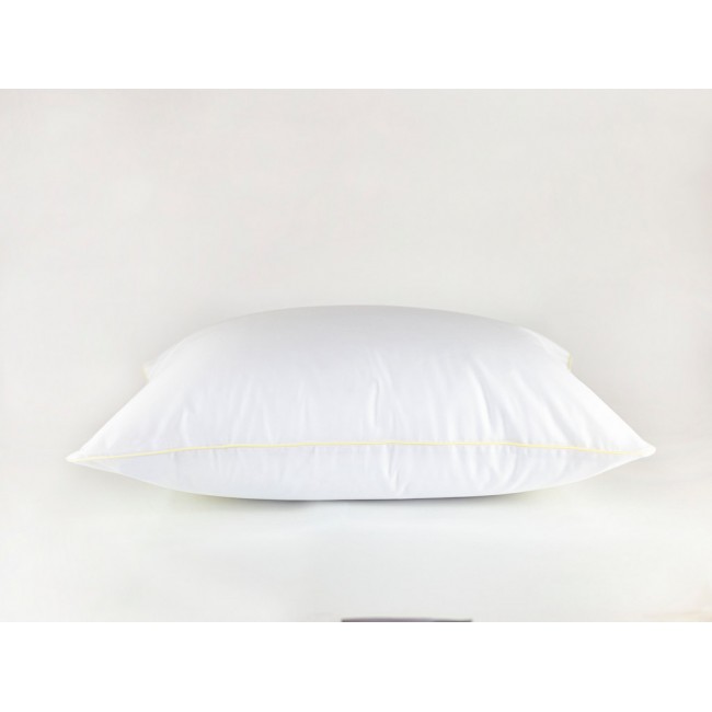 Наволочки "НОБИЛИС" белый с медовым кантом 50x70 (2шт), GERMAN GRASS