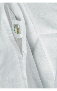 Пододеяльник "ПАЛЛАДА" белый жаккард. Узор «Пейсли» 200x220, GERMAN GRASS Пододеяльник "ПАЛЛАДА" белый жаккард. Узор «Пейсли» 200x220, GERMAN GRASS