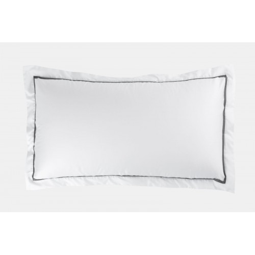 Наволочки с узкой отделкой "АЛЛЮР" альпийский графит 50х90 (2шт), GERMAN GRASS