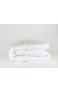 Пододеяльник "НОБИЛИС" белый с медовой отделкой 200x200, GERMAN GRASS