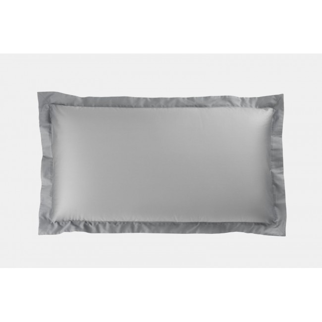 Наволочки хлопок "АЛЛЮР" пепельный серый 50x90 (2шт), GERMAN GRASS