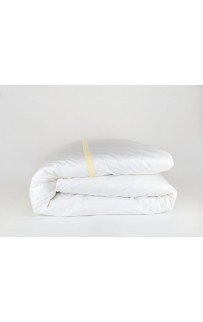 Постельное белье "НОБИЛИС" белый с медовой отделкой Евро 200x220, GERMAN GRASS