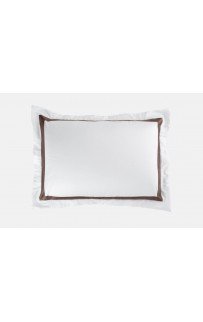 Наволочки с широкой отделкой "АЛЛЮР" альпийский молочный шоколад 50x70 (2шт), GERMAN GRASS