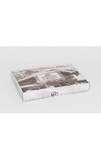 Простыня на резинке хлопок "АЛЛЮР" молочный шоколад 200x200x40, GERMAN GRASS