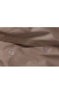 Постельное белье хлопок "АЛЛЮР" молочный шоколад Евро простыня на резинке, GERMAN GRASS