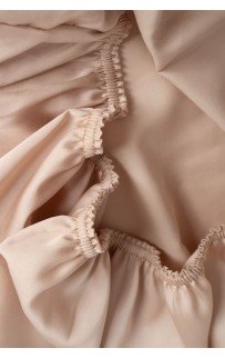 Простыня на резинке "НОБИЛИС" бежевый 180x200x40, GERMAN GRASS