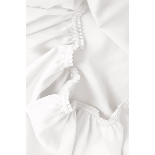 Простыня на резинке тенсель "БРИЛЛИАНТ" белый 180x200x40, GERMAN GRASS