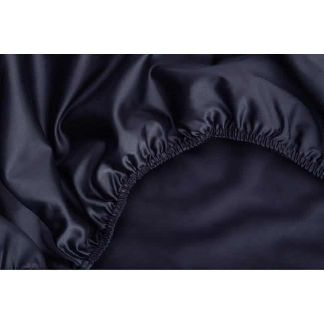 Простыня на резинке хлопок "АЛЛЮР" черный оникс 160x200x40, GERMAN GRASS Простыня на резинке хлопок "АЛЛЮР" черный оникс 160x200x40, GERMAN GRASS