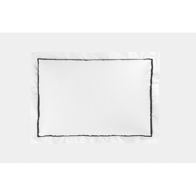 Наволочки с узкой отделкой хлопок "АЛЛЮР" альпийский черный оникс 50x70 (2шт), GERMAN GRASS