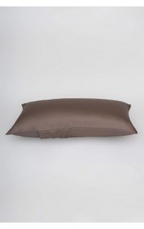 Наволочки тенсель "БРИЛЛИАНТ" коричневый 50x70 (2шт), GERMAN GRASS