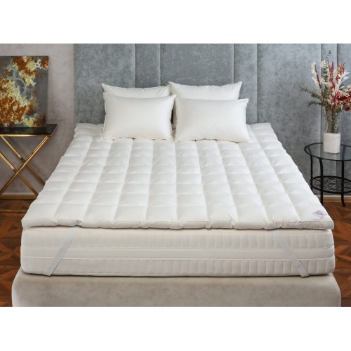 Перина пуховая "РОЯЛ" кассетная ручной работы 200x200, GERMAN GRASS