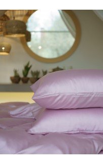 Наволочки тенсель "БРИЛЛИАНТ" лиловый 70x70 (2шт), GERMAN GRASS