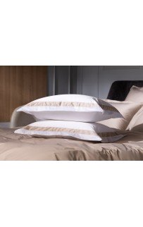 Наволочки с широкой отделкой "АЛЛЮР" альпийский розовый нюд 50x70 (2шт), GERMAN GRASS