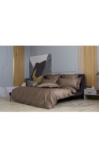 Пододеяльник хлопок "АЛЛЮР" молочный шоколад 160x200, GERMAN GRASS